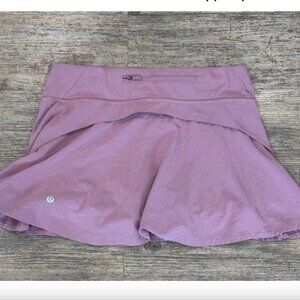 Lululemon Tennis Skirt Play Off Pleats Purple Womens 6